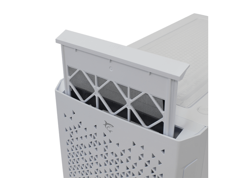 White Shark BULLET-WHITE GCC-2303 Számítógépház, fehér