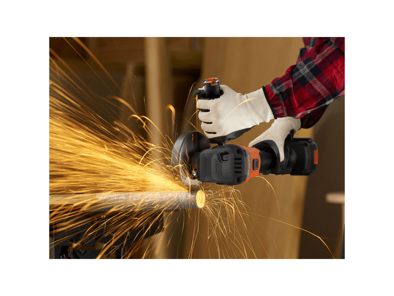 BLACK + DECKER BCG6L8F1S-QW 18V akkus sarokcsiszoló