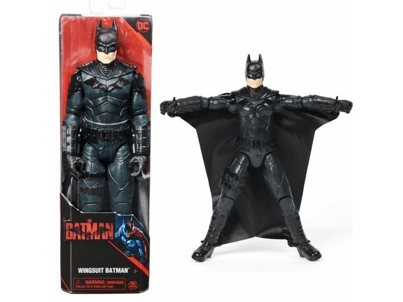 Batman mozifilm: Wingsuit Batman figura, 30 cm (6061621)