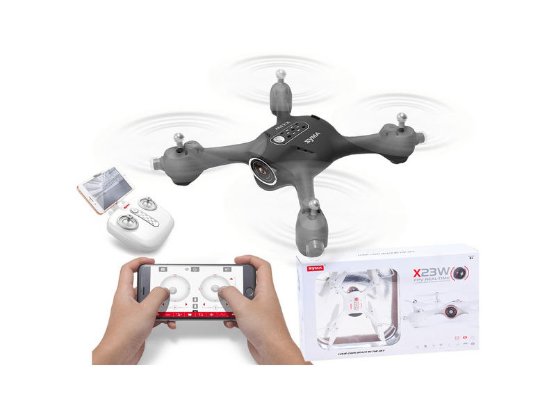 Syma X23W FPV WiFi-s drón kamerával, fekete