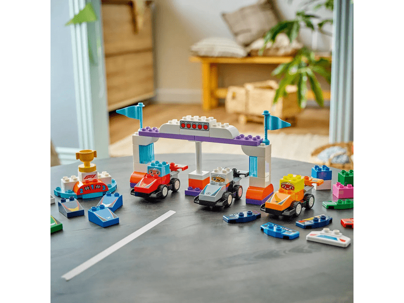 LEGO® DUPLO® City Adventures F1® trkaći automobili i vozači (10445)