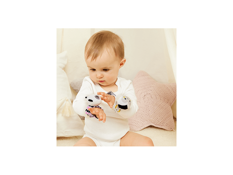 GaGaGu Dupla csörgő szett - Majom, panda (9784)