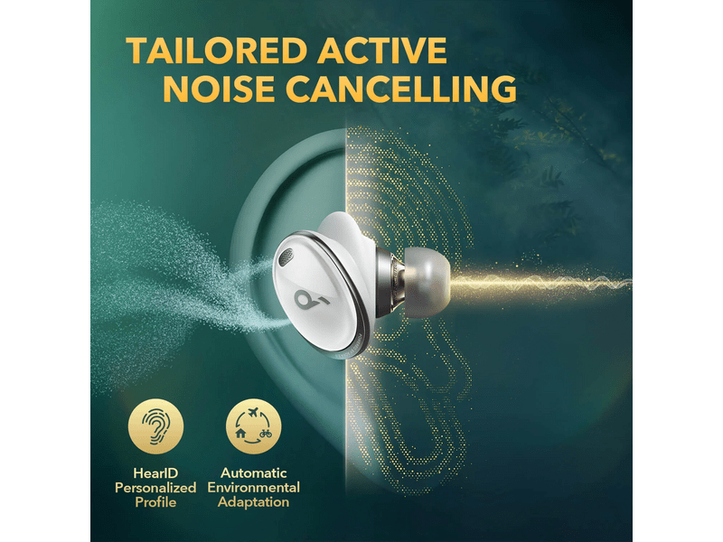 Anker Soundcore Liberty 3 Pro Bluetooth fülhallgató, fehér (A3952G21)