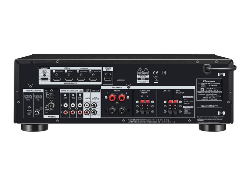 Pioneer HTP-076-B 5.1 csatornás házimozi csomag