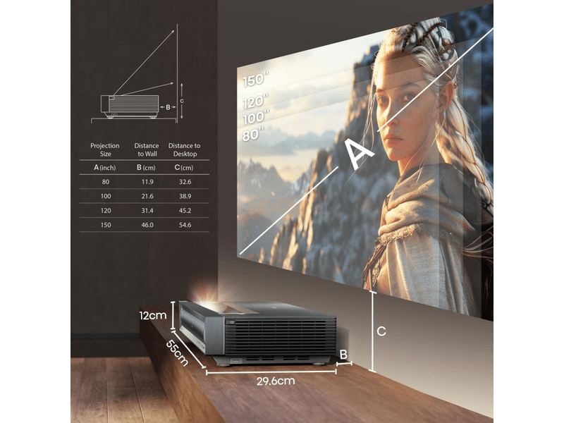 Hisense PX3-PRO Smart Laser Cinema 4K Projektor