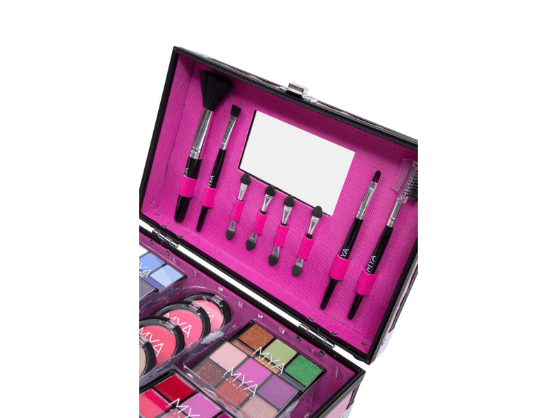 MYA Cosmetics Bon Voyage sminkkészlet, pink/fekete (410034)