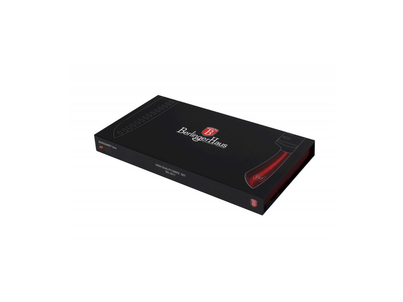 Berlinger BH-2011 4 részes késkészlet, Burgundy