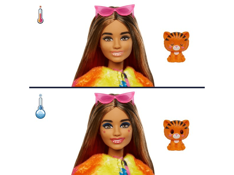 Barbie Cutie Reveal: Meglepetés baba, 4. széria - Tigris (HKP99)