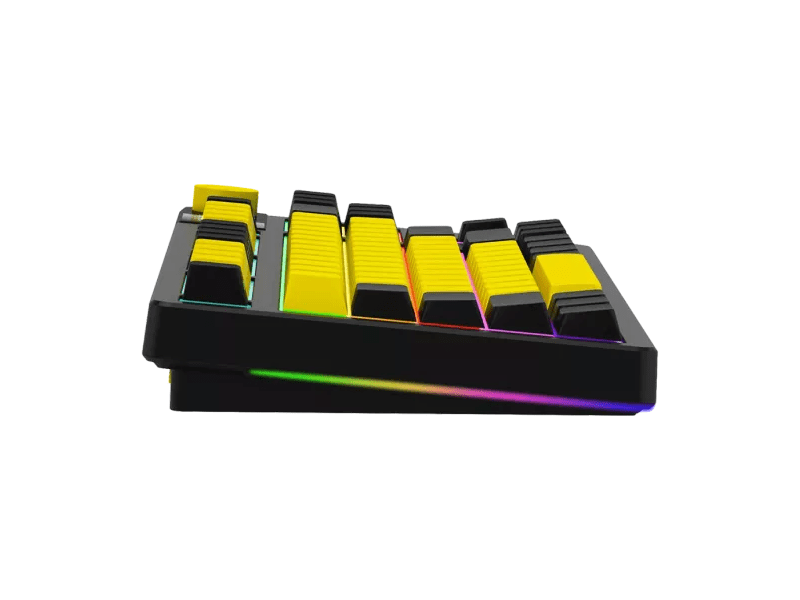 Lorgar KBP70TKLW Billentyűzet, sárga (LRG-KBP70TKLW-YL-US)