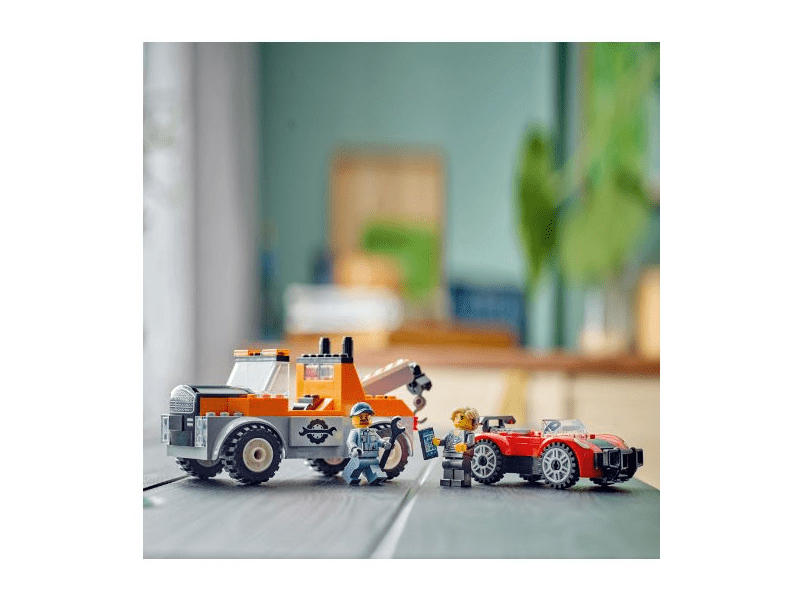 LEGO® City Kamion za vuču i popravak sportskih automobila (60435)