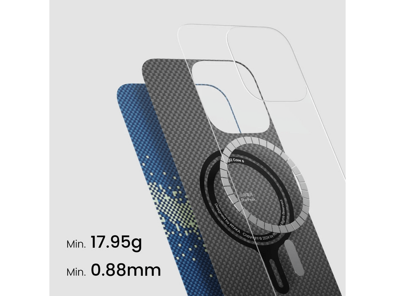 Pitaka pletena maskica za iPhone 16 Pro Max, boja Milky Way (KI1602PMYG)