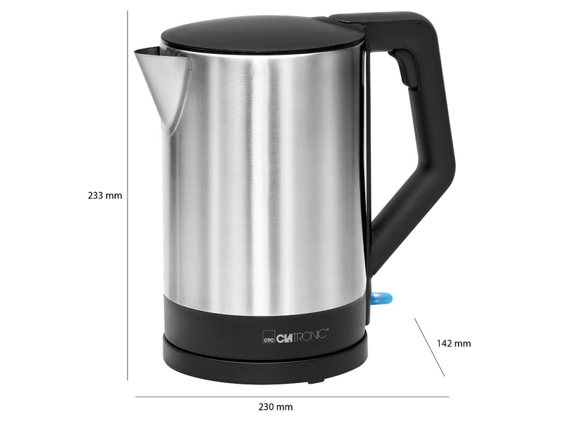 Clatronic WKS 3692 Vízforraló, fekete/inox
