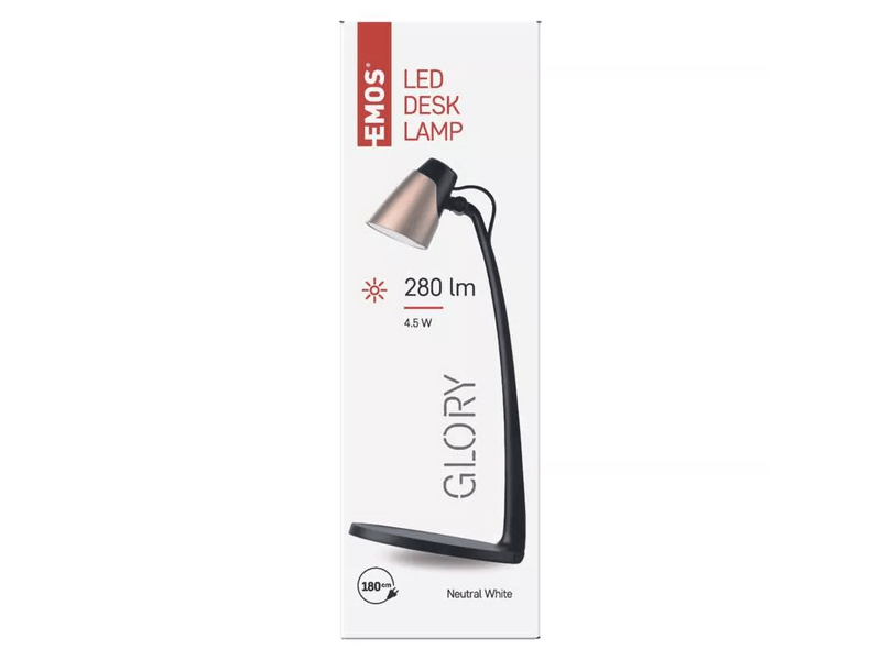 EMOS Glory LED asztali lámpa, champagne (Z7503CH)