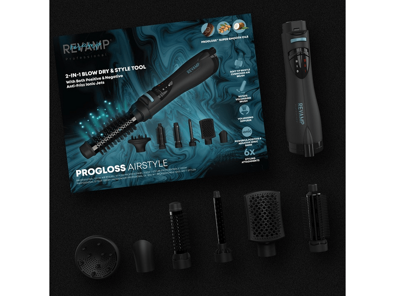 Revamp DR-1250A Progloss Airstye Meleglevegős ionos hajformázó