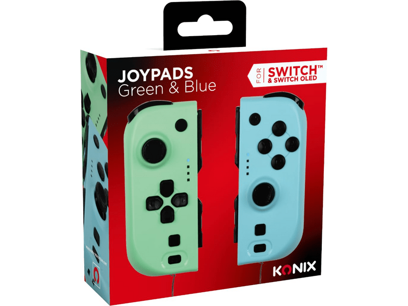 Konix Nintendo Switch Vezeték nélküli kontroller, zöld-kék (KX-SW-JOYS-BL-GR)