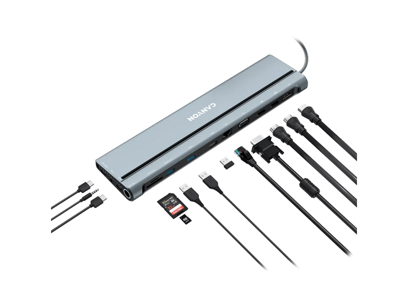 Canyon DS-90 14in1 USB-C dokkoló (CNS-HDS90)