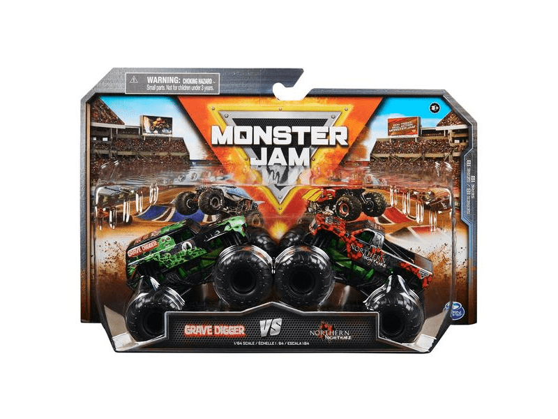 Monster Jam 2 db-os kisautó szett, többféle (6064128)