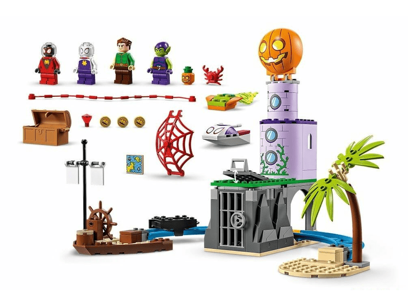 LEGO® Spidey Pókcsapat a Zöld Manó világítótornyánál (10790)