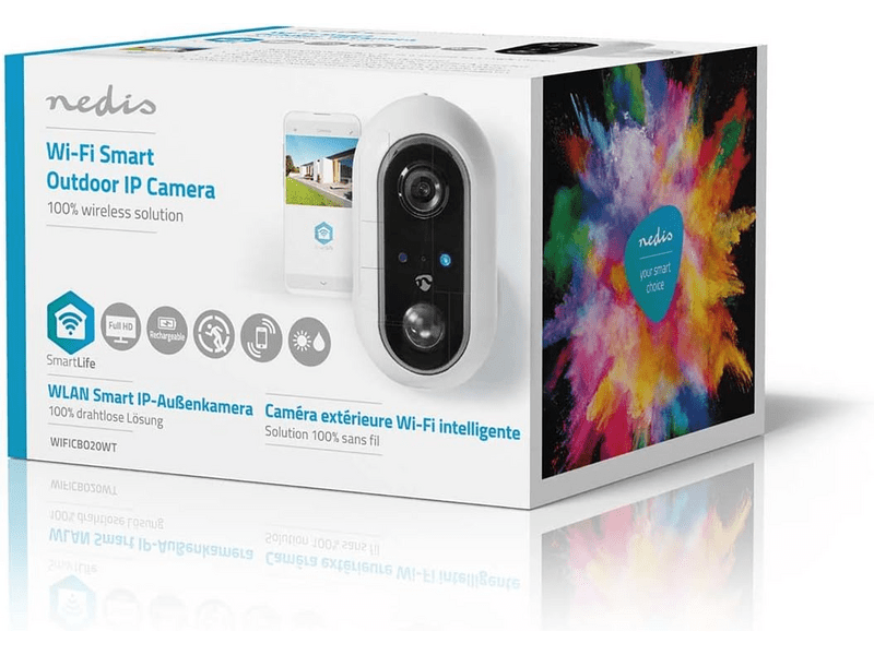 Nedis WIFICBO20WT Full HD Kültéri kamera