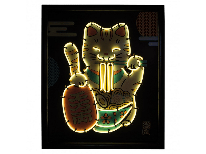 Buki Neonkép készítő szett: Maneki-neko, az integető macska (FK015)