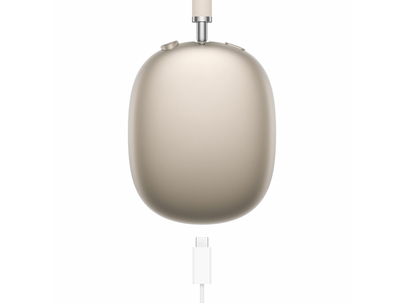 Apple AirPods Max Bluetooth fejhallgató, csillagfény (MWW53ZM/A)