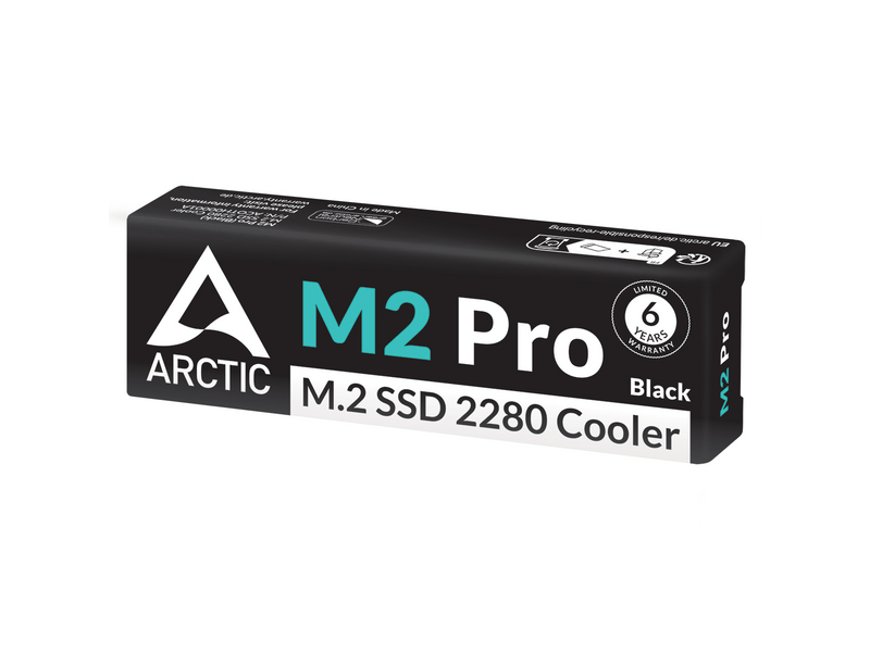 Arctic M2 Pro SSD hűtőborda, fekete (ACOTH00001A)