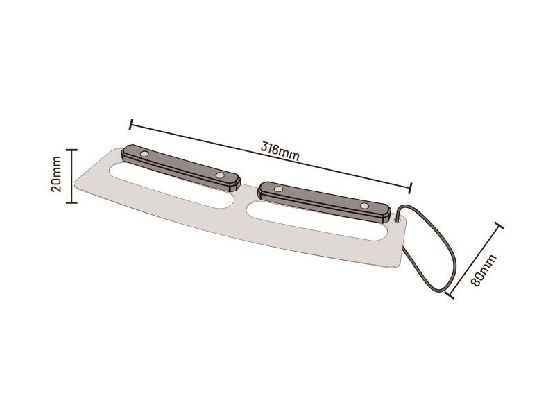 Cozze Pizza nož, rezač za pizzu (90329)