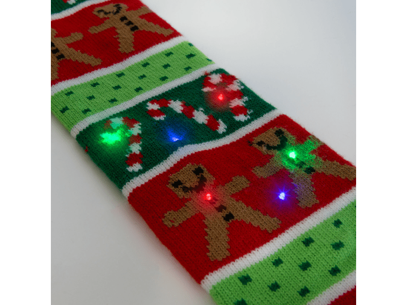 Karácsonyi sál 100 cm LED elemes zöld