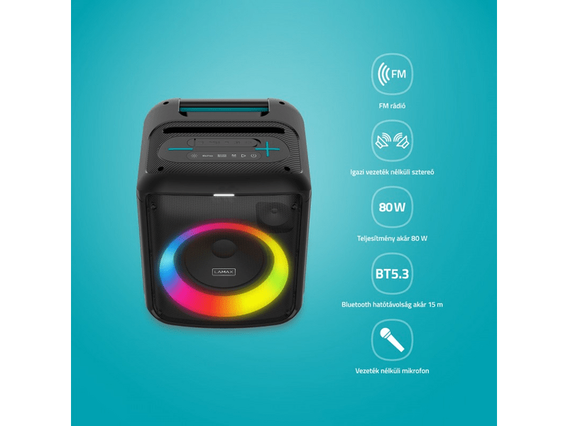 LAMAX PartyKing1 Play Prijenosni zvučnik