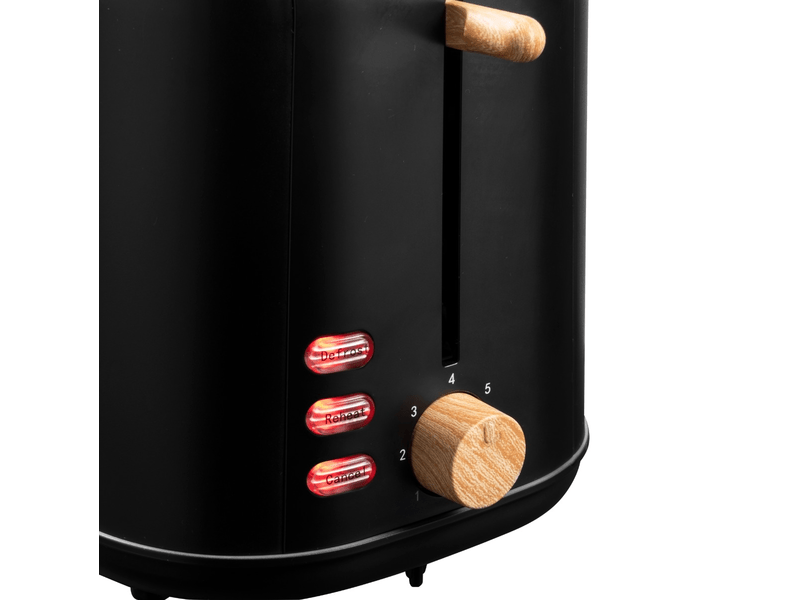 Kenyérpirító,800W,fekete