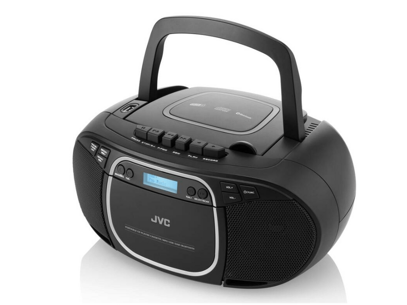 JVC RC-E561B DAB Rádió CD és kazetta lejátszóval