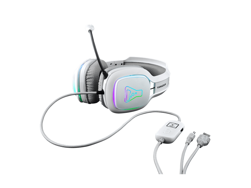 The G-Lab Korp Vanadium White Fejhallgató, fehér