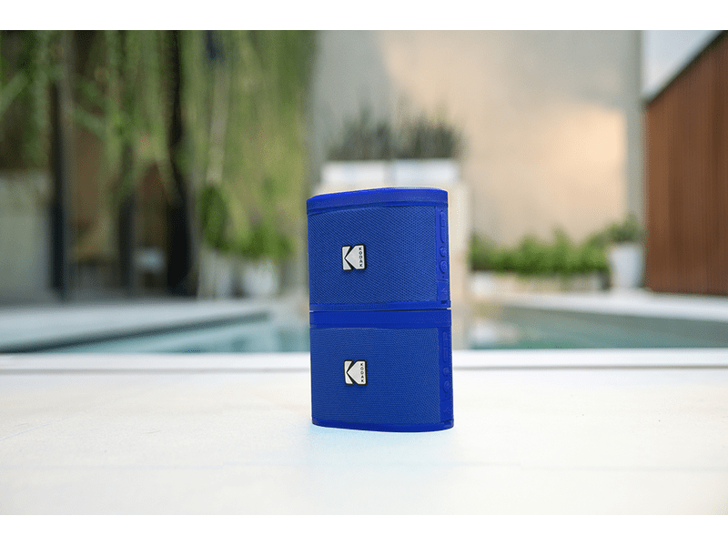 Kodak Soundbrix hordozható hangszóró, 2 db, kék (KO-BRIXBL2)