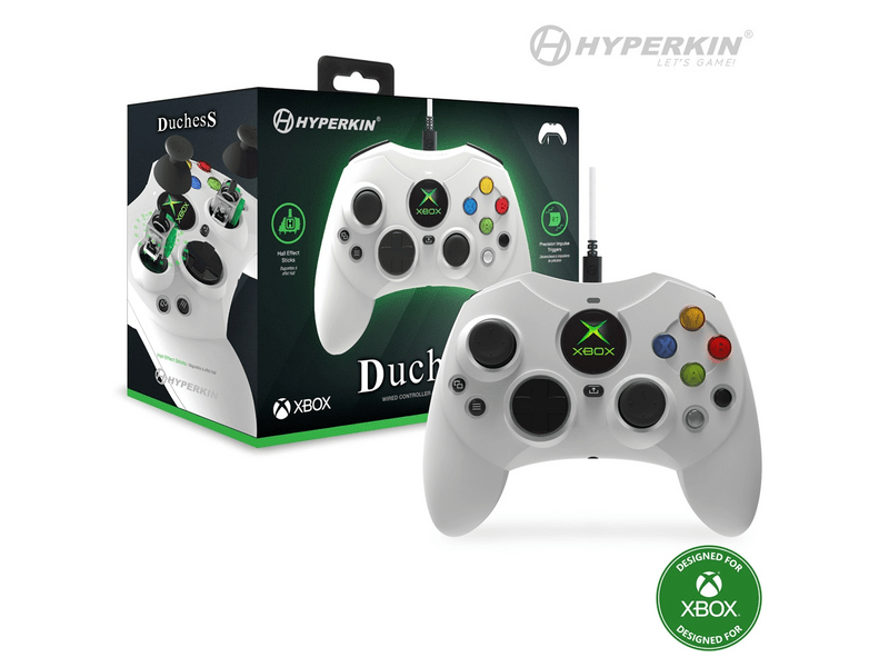 Hyperkin Duchess za Xbox/Windows Žičani kontroler, bijeli (M01618-WH)