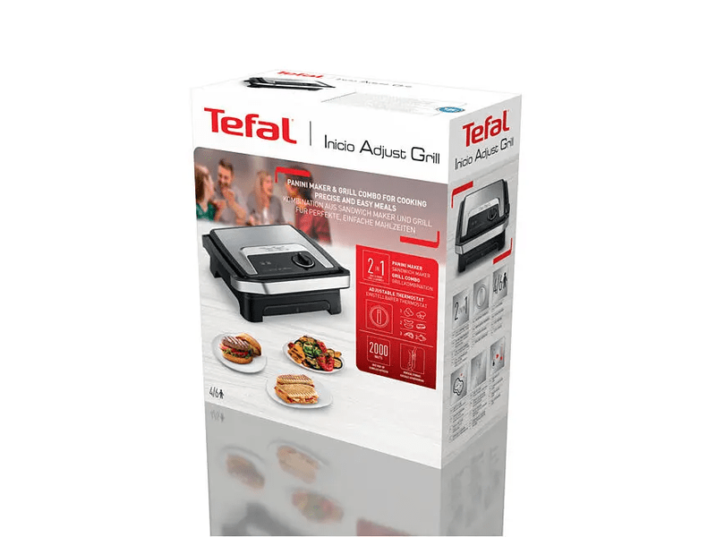 Tefal GC272D10 Inicio Adjust Kontakt grillsütő