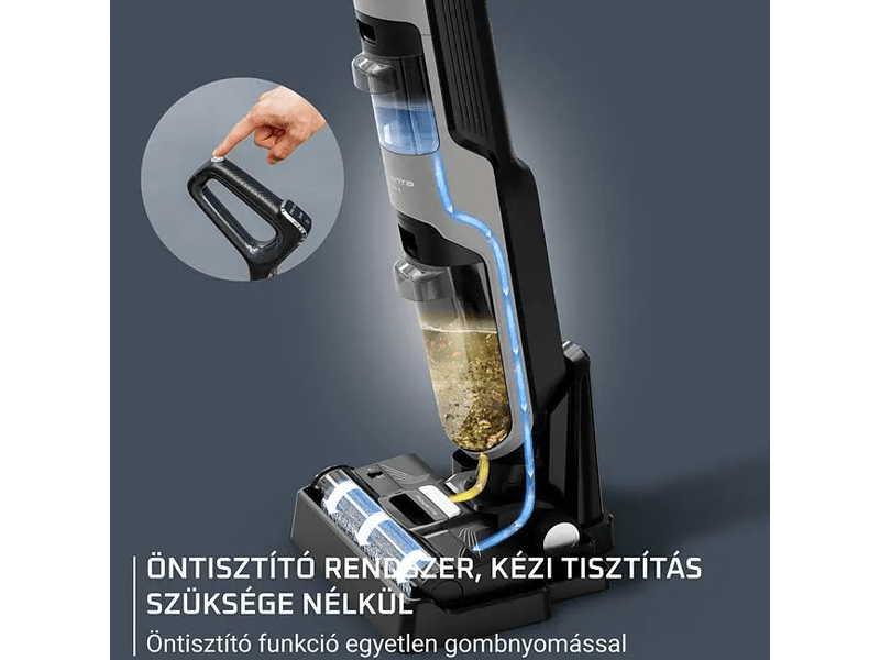 X-Clean 2in1 nedv/szár.porsz.,mirt.szürk