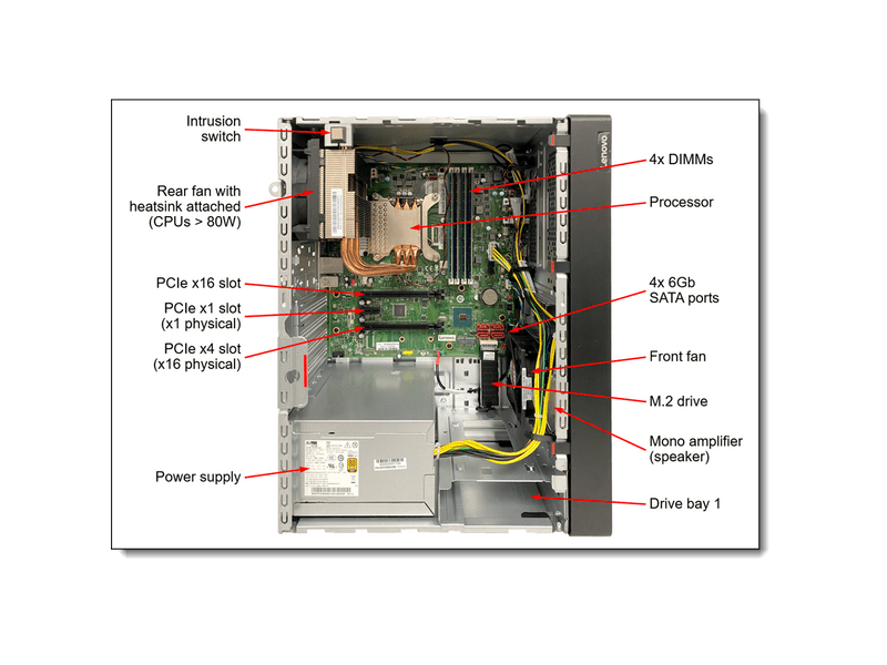 Lenovo ThinkSystem ST50 V2 (7D8JA043EA) Torony szerver
