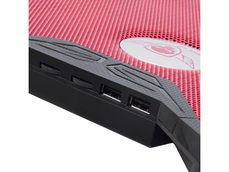 Spirit of Gamer Airblade 500 Notebook hűtő, piros (SOG-VE500RE)