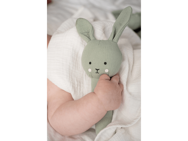 Jabadabado Pasztell zöld nyuszis baba ajándékcsomag (S1026)