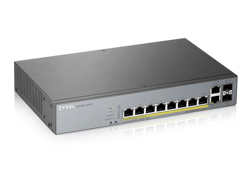 Zyxel GS1350-12HP 8 portos GbE PoE Switch