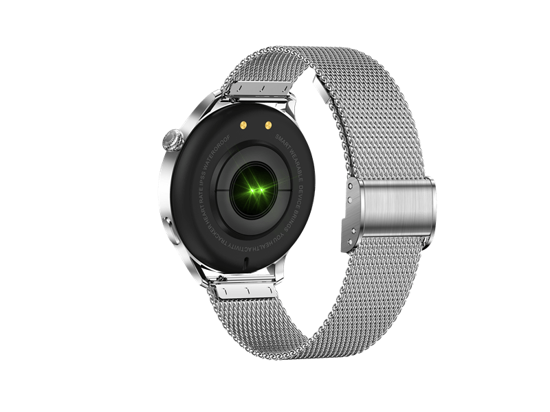 Garett Lady Elegance RT Okosóra, ezüst, acél szíj