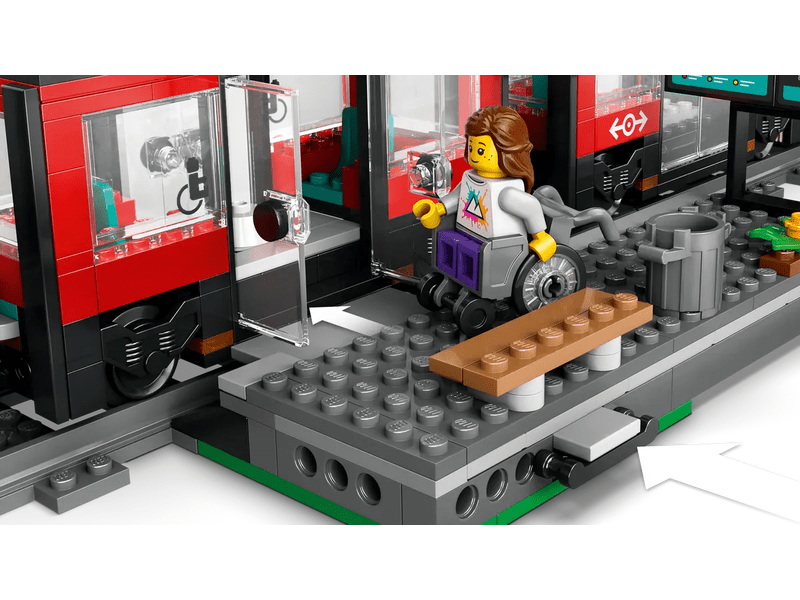 LEGO 60423 Belvárosi villamos és megálló