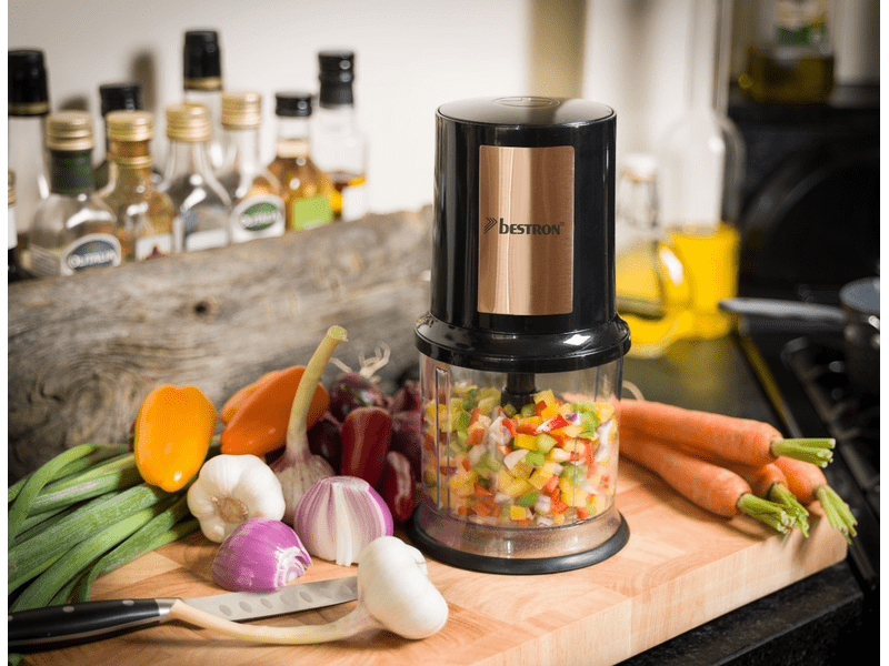 Bestron AKC200CO sjeckalica za hranu, bakrena