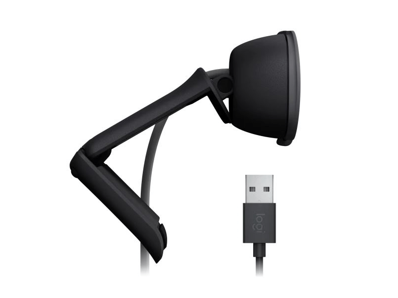 Logitech Brio 100 Full HD web kamera, grafitno siva
