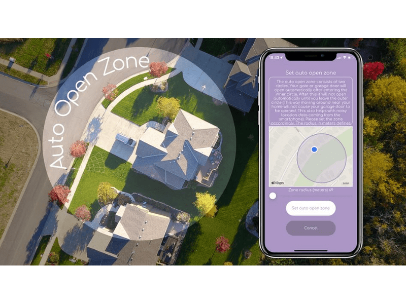 Remootio 3.0 Dual Univerzalni Wi-Fi/Bluetooth otvarač vrata