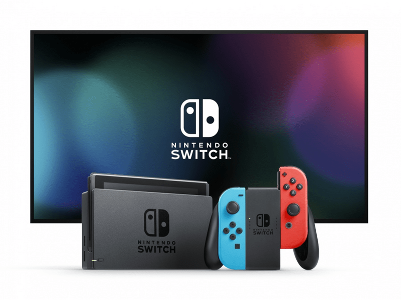 Nintendo Switch Konzol Red&Blue Joy-Con-nal (NSH004)