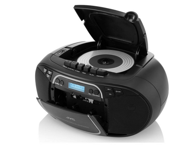 JVC RC-E561B DAB Rádió CD és kazetta lejátszóval