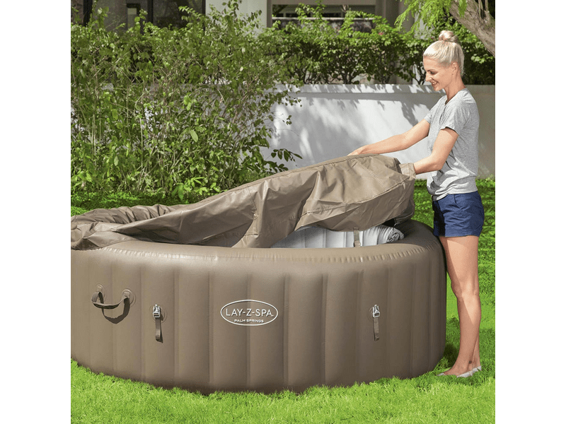 Bestway Lay-Z-Spa Palm Springs AirJet Felfújható jakuzzi, 196 x 71 cm (60017)