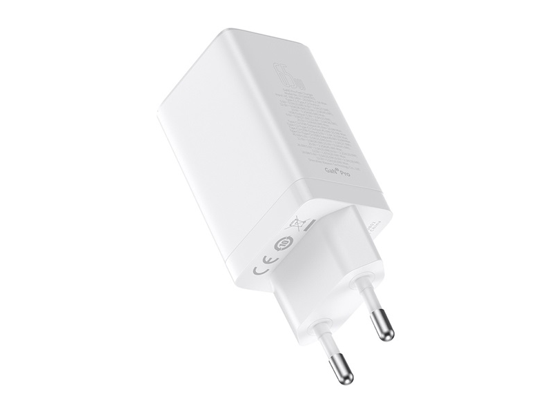 Baseus GaN5 Pro 65W hálózati gyorstöltő + kábel (CCGP120202)