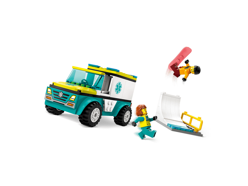 LEGO® City Mentőautó és snowboardos (60403)